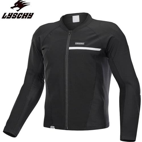 LYSCHY Mens Motorcycle Body Armor Protection Breathable Motocross Racing Clothing Suit Motorbike Moto Jacket Armor Four Season