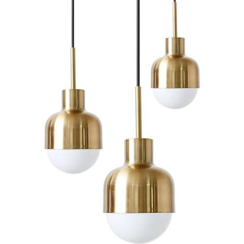 Nordic Hanging Lamp Denmark Pendant Lights Modern Mini Suspension Luminaire Loft Hanging Light E27 LED Bulb Light Fixture Lamps