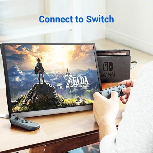 15.6 Auto Rotate 4K touch screen portable monitor for Ps4 Switch Xbox Huawei Xiaomi phone second monitor gamer PC Laptop tablet
