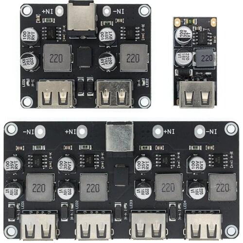 QC3.0 QC2.0 USB DC-DC Buck Converter Charging Step Down Module 6-32V 9V 12V 24V to Fast Quick Charger Circuit Board 5V