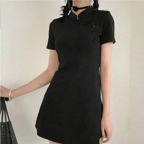 QWEEK Fashion Denim Dresses