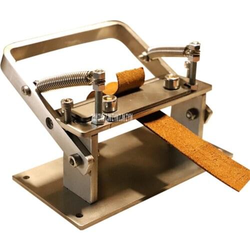 Manual Hand Shake Peeling Tool 304 Stainless Steel Leather Paring Machine Vegetable Tanned Leather Skiver Shovel Paper Machine