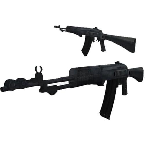 AN-94 Assault Rifle Firearms 1:1 Scale 3D Paper Model Gun Puzzles Handmade Toys