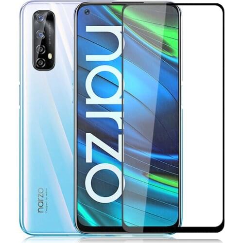 Glass on Realme Narzo 20 Pro Tempered Glass For Oppo Realme Narzo 20 Pro HD Screen Protector Full Cover Film Realme Narzo 20 Pro