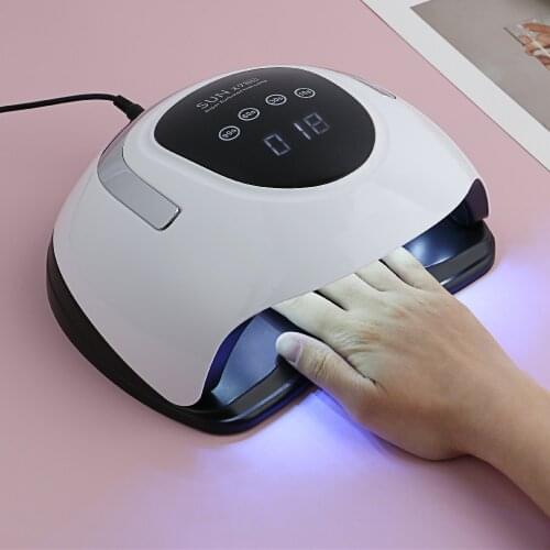 2021 High Power SUN X9Max 114W UV LED Lamp New Nail Dryer 57 LEDs UV Lamp For Curing Gel Polish Timer Auto Sensing Manicure Tool