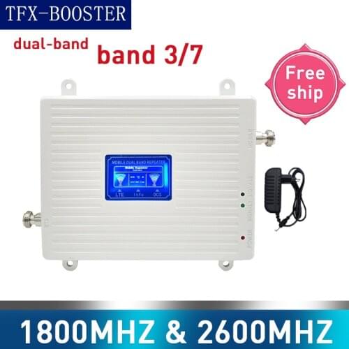 TFX-BOOSTER signal booster amplifier 4g 1800 2600 GSM DCS LTE 3G 4G dual-Band Cellular signal Repeater GSM Mobile Signal Booster
