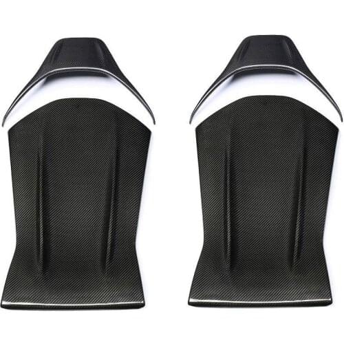 Carbon Fiber Seat Back Cover Trims Interior For MB A45 CLA C E class Carbon Seat cover trim GLA C63 amg car styling