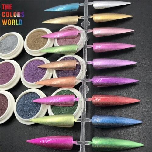 TCT-595 Unicorn Mirror Magic Laser Chrome Nails Powder Galaxy Nails Glitter Eye Shadow Makeup Aurola Glitter Mermaid Manicure