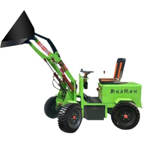 0.5Ton Battery Operated 4 Wheel Drive Electric Mini Loader Device