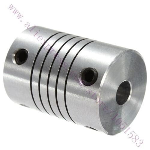 4pcs / lot 5X5mm CNC Motor Jaw Shaft Coupler Flexible Coupling For 3D Printer Accessories Mendel,Prusa Reprap