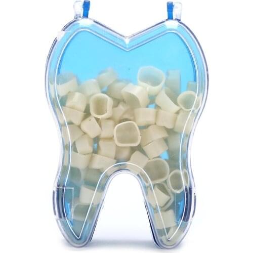 50Pcs/Box Oral Teeth Whitening Anterior Molar Crown Realistic Dental Crowns Dental Crowns Resin Porcelain Temporary Teeth Crown