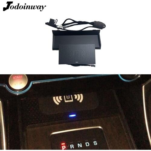 Accessories for Jaguar F-Pace XF XE XFL 2018 wireless charger power adapter mount phone holder for iphone 11 fast charge plate