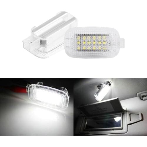 White Led Courtesy Car Door Footwell Luggage Trunk Vanity Mirror Glove Box Light For Benz W204 W216 W212 C207 X204 GLK W221 R230