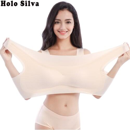 Seamless Wireless Padded No Sense Comfortable Sleeping Bra Top Plus Size M L XL XXL 3XL 4XL 5XL 6XL For Women Invisible Bra