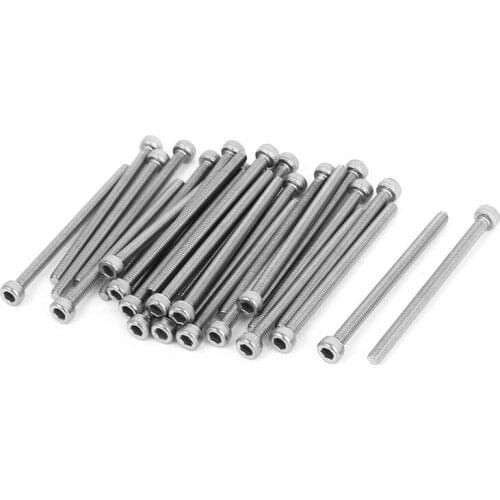M3x45mm 0.5Mm Pitch Bolts Socket Cap Head Hex Key Screws 30Pcs