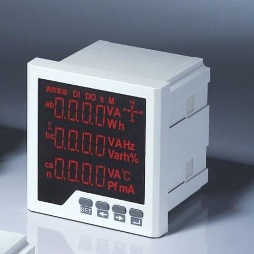 CJ-3D3-3D intelligent analog panel multifunctional meter with 3 ways analog 0-10V output