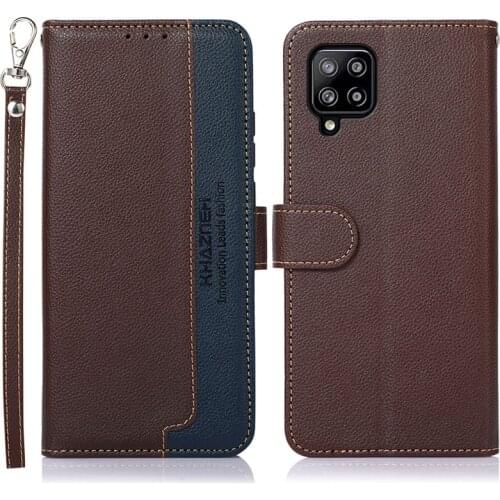 For Samsung Galaxy A22 A 22 2021 Flip Case RFID Blocking Leather Texture Magnet Book Shell for Samsung A22 Case Shockproof Coque