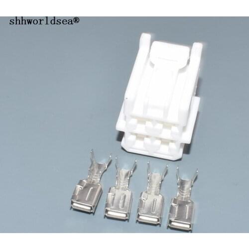 Worldgolden 4pin 4.8mm auto socket connector female 6098-1489