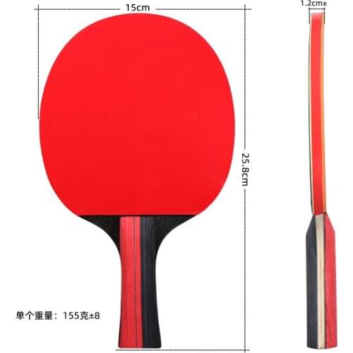 Table tennis racket set Portable table tennis racket telescopic rack set Table tennis racket 6 ball set