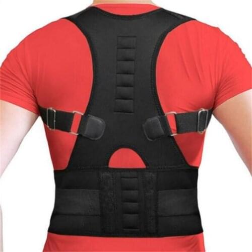 Men Women Magnetic Belt Orthopedic Magnetic Therapy Corset Back Posture Corrector Shoulder Back Support Posture Correction