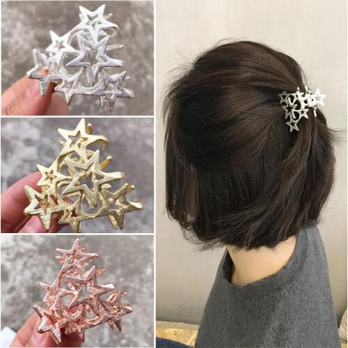 MISANANRYNE Charms Stars Metal Hair Claws For Women Stylish Hairgrip Star Hair Clips Ladies Hair Ornaments Accessories Headdress