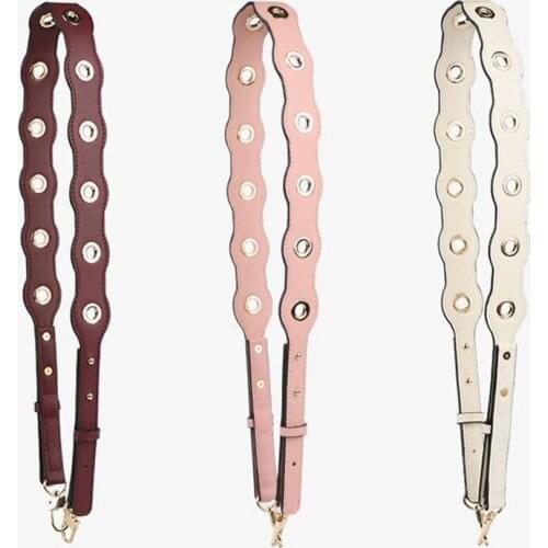 New Adjustable Women Replacement Straps Shoulder Belt Bag Handles Handbags Hollow accessories parts for bag bolso Buckle STP292