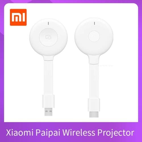 New Xiaomi Mijia Paipai Wireless Casting Adapter TV Stick 1080P 2.4G 5G Wifi Display Receiver Dongle for google home for netflix