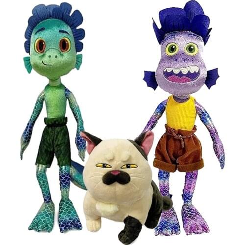 Disney Pixar Luca Alberto Plush Toy Sea Monster Plush Doll Toy Soft Stuffed Animals Doll Children Birthday Christmas Gifts