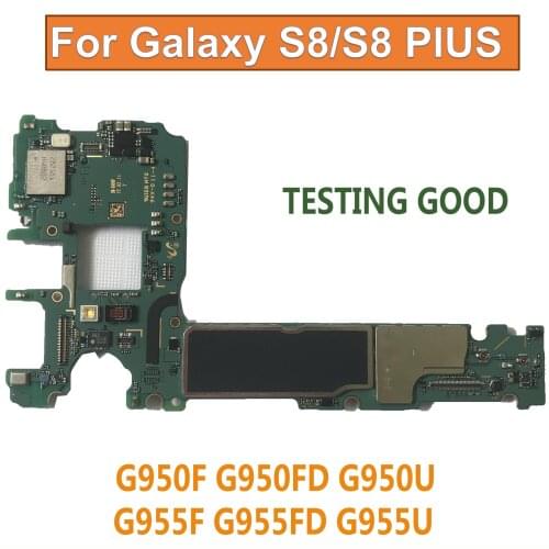 Unlocked Motherboard For Samsung Galaxy S8 Plus G955F G955FD G955U S8 G950F G950FD G950U Original Android 8 Logic Board