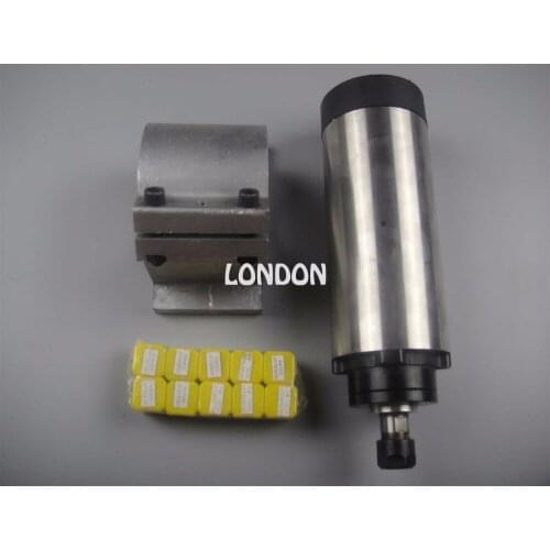 CNC spindle kit ER16 1.5KW air cooling spindle+1 piece spindle support+10pieceER16
