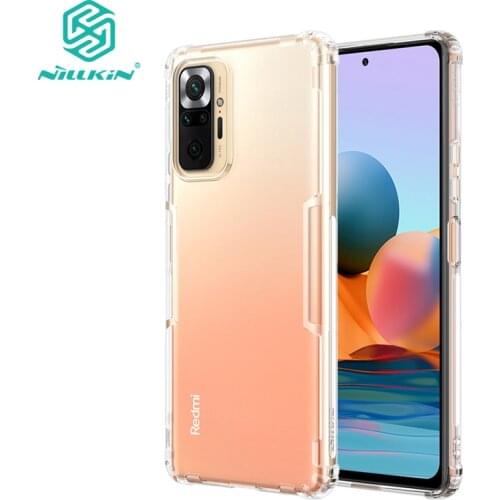 For Xiaomi Redmi Note 10 Pro Case For Redmi Note 10 NILLKIN Nature Transparent TPU Silicone Cover For Redmi Note 10 Pro Max 10s