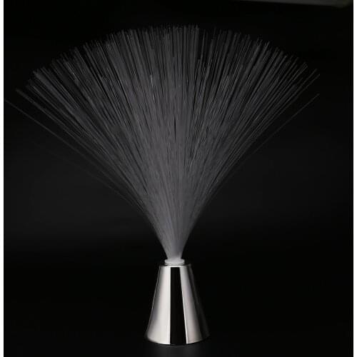 LED Color Changing Fibre Optic Light Fountain Night Light Fibre Optic Lamp Raining Light For Home Bedroom Night Decor