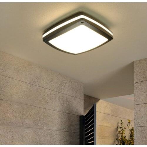 Thrisdar 30W Modern Waterproof LED Ceiling Light Outdoor Garden Balcony Bathroom Villa Foyer Ceiling Light