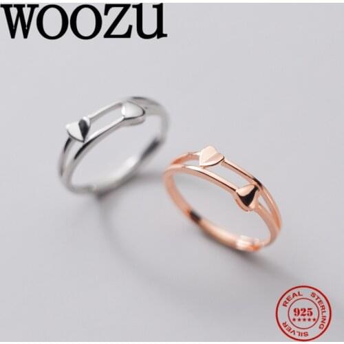 Женские золотые кольца Woozu China At AliExpress