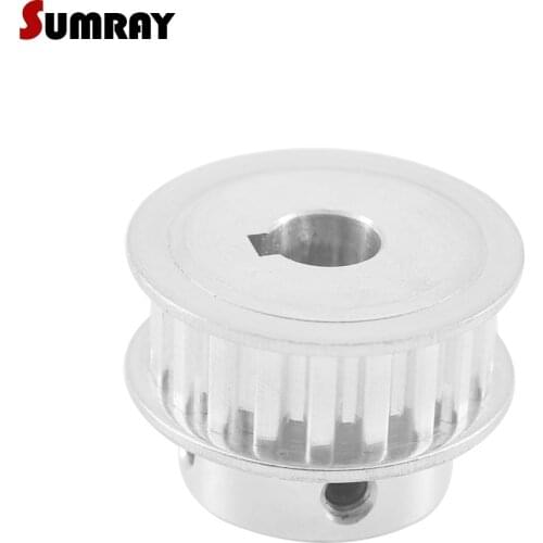 SUMRAY XL 20T Keyway Timing Pulley 8/10/12/12.7/14/15/17mm bore keyway diameter 3/4/5mm 11mm width Pulley Wheel for CNC Machine