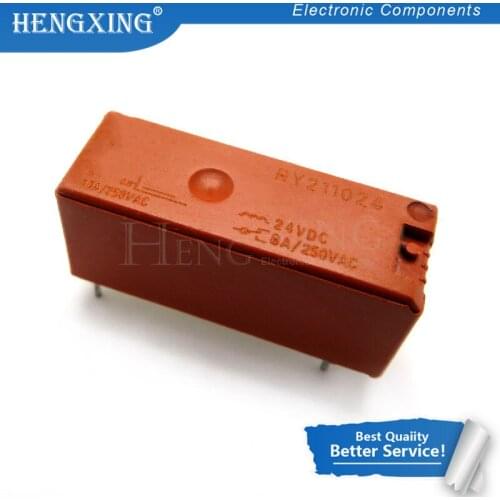 1pcs/lot RY211024 211024 Relay 8A 24V DIP-5 In Stock