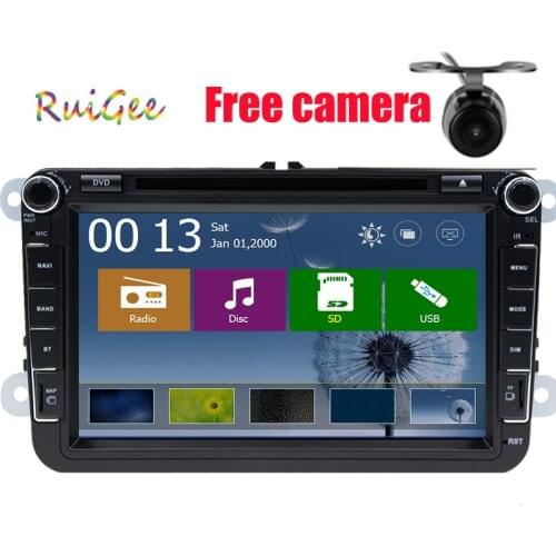 2 Din car DVD Player 8 '' for Volksswagen VW rns510 Passat POLO GOLF Skoda seat 3 G GPS USB FM RDS IPOD BT