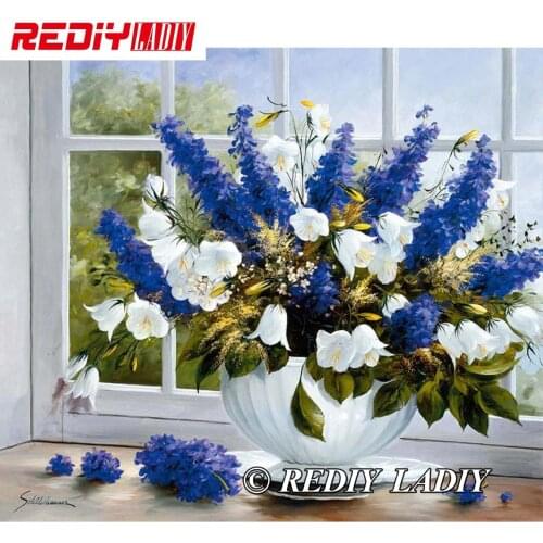 30x39cm Accurate Printed Crystal Beads Embroidery Kits Purple Flowers Beadwork Crafts Needlework DIY Beaded Cross Stitch APT564