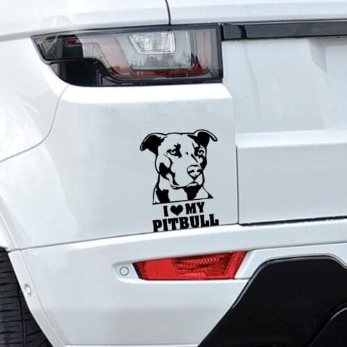 Car Sticker I Love My DOG Animal Vinyl Car Packaging Label Accessories Product Decoration Decal car accessories