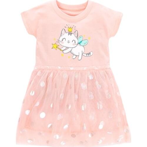 Bambino New Year 2021 Summer Dress 2-9 Years Baby Girl Dress Childrens Clothing Costumes for Kids Girls Fancy Dress of Child