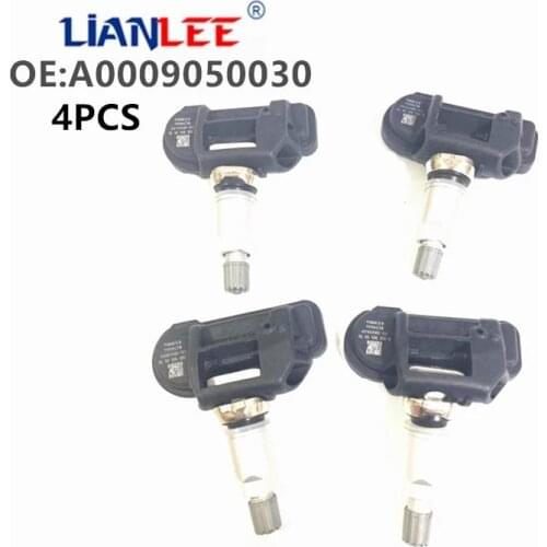4Pcs TPMS Tire Pressure Sensor A0009050030Q03,A0009050030,A0009050030Q03 For Mercedes-Benz 433MHZ Tire Monitoring System Sensor