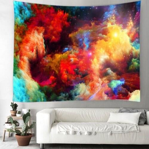 Tapestry decoration picnic table cloth hanging home bedroom living room dormitory decoration colorful fantasy