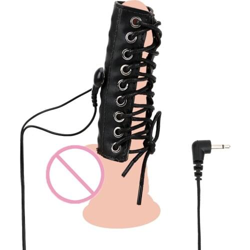 VATINE Sex Products Adjustable Electric Shock Sex Toys for Men Medical Themed Toys Cock Extender Penis Rings