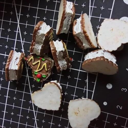 1pcs/lot resin flatback brown fruit ice cake 17mm Cabochons Scrapbooking Hair Bow Center Card Frame Making Craft DIY B004-5