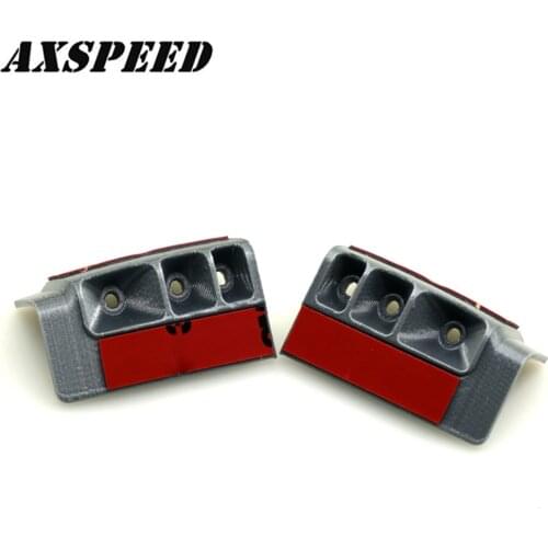AXSPEED RC Car LED Light Cover Taillight Lampshade Rear LED Light Bracket Housing for 1:10 Axial SCX10 90046 90047 RC Parts