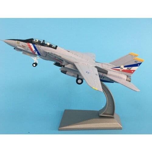 Aircraft Model Diecast Metal 1:100 Scale U.S. American Navy Army F14 plane Models AirPlane Toy For Collections