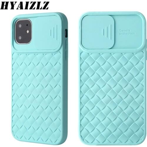 Push Window Phone Case for iPhone 12 Mini 11 Pro Max SE 2020 XR X XS 7 8 Plus Camera Lens Protection Soft Silicone Back Cover