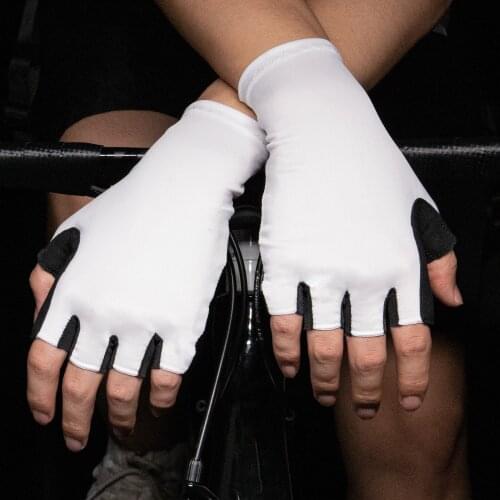 Kapvoe Men Cycling Competition Shockproof Half-finger Gloves Women Bike Anti-sweat MTB Motorcycle Riding Sports Anti-Slip Mitten