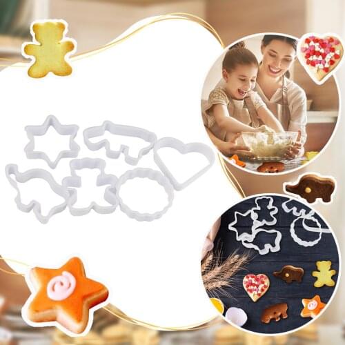 Plastic Blessing Frame Biscuit Cutters Cookie Cutter Set Cookie Cutter Set DIY Pastry Fondant mold Kitchen Baking Cooking Tool