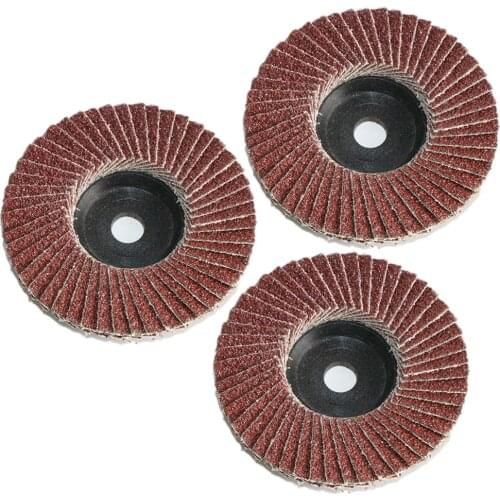 3pcs Professional Flap Discs 75mm 3 Inch Cutting Sanding Discs Grinding Wheels Blades For Angle Grinder Rotary Tool